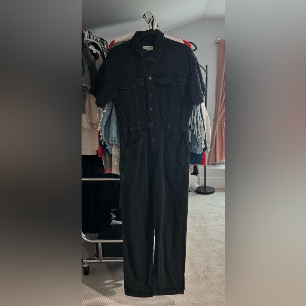 Free People Black Jumpsuit